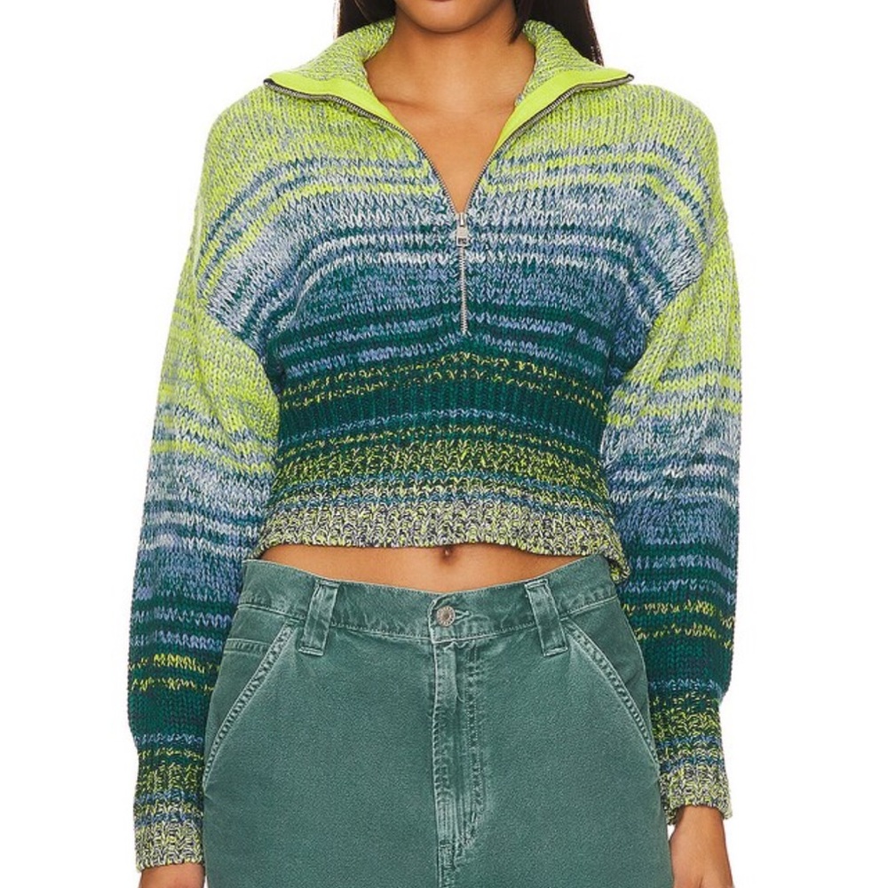 525 Alexa Sweater in Indigo Multi size Small